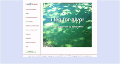 Desktop Screenshot of ilegforalvor.dk